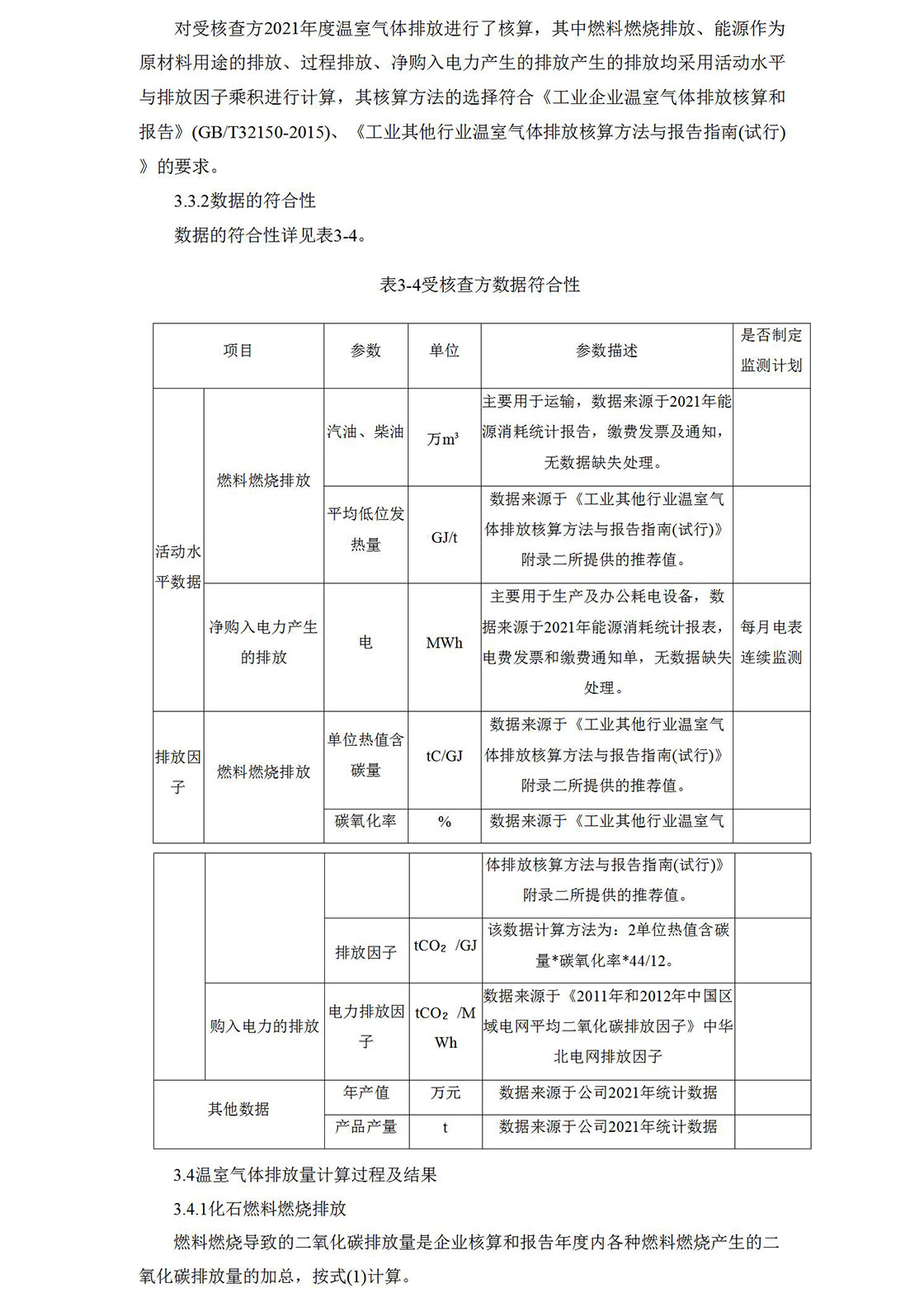 2021溫室氣體排放核查報(bào)告_08